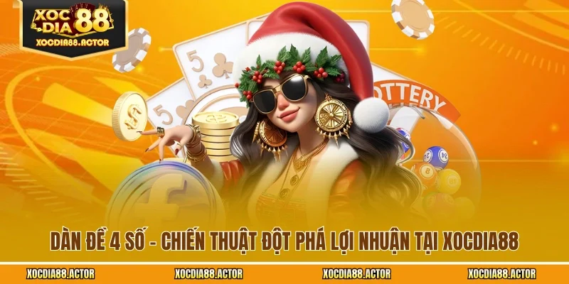 Dàn Đề 4 Số - Chiến Thuật Đột Phá Lợi Nhuận Tại XOCDIA88
